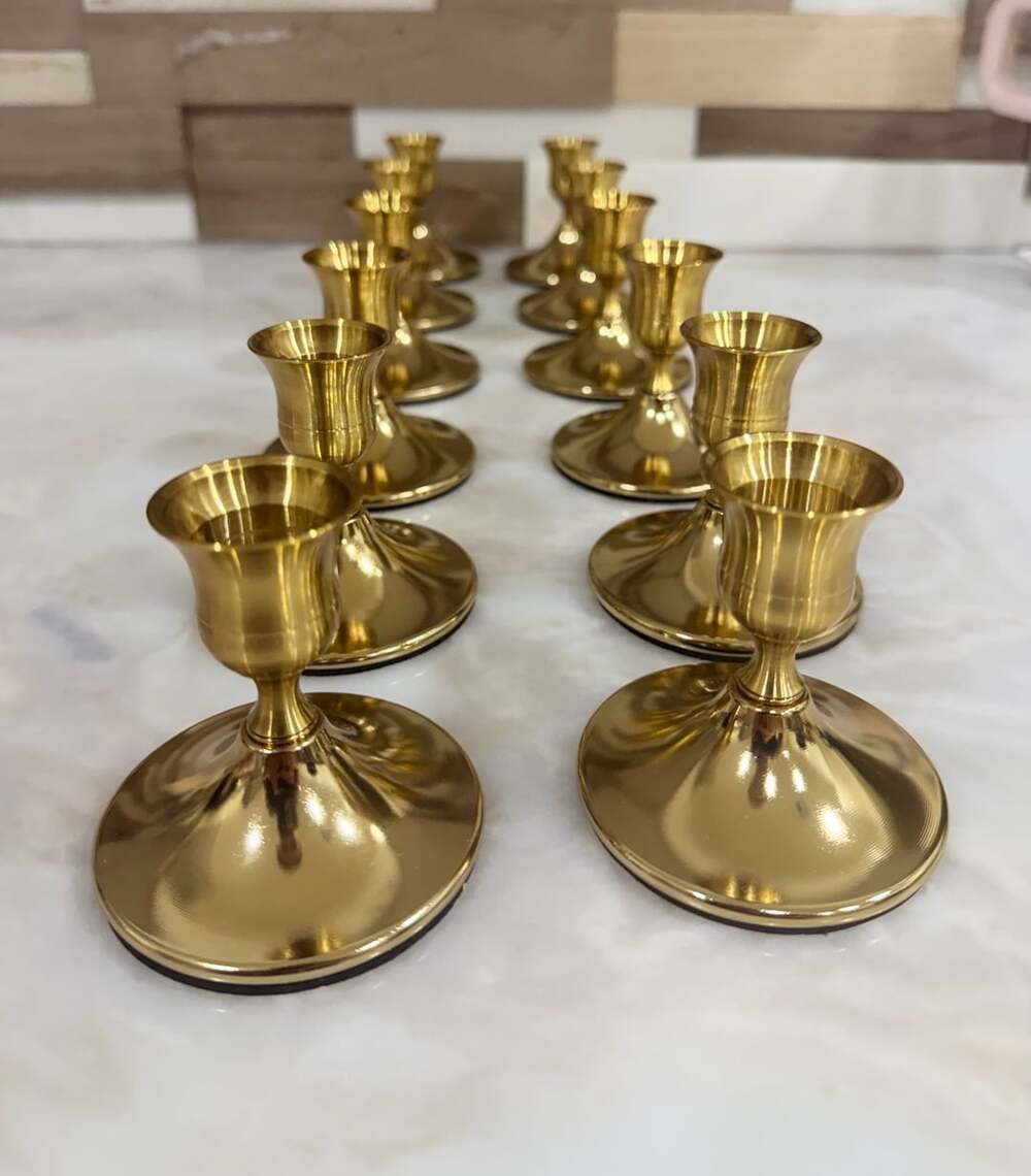 Gold Taper Candle Holders